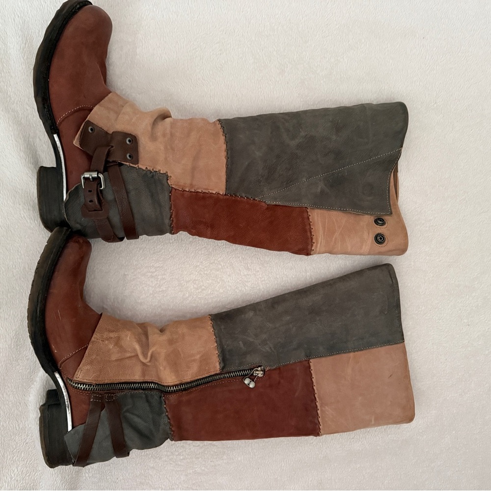 A.S.98 Multicolor Over the Knee Boots